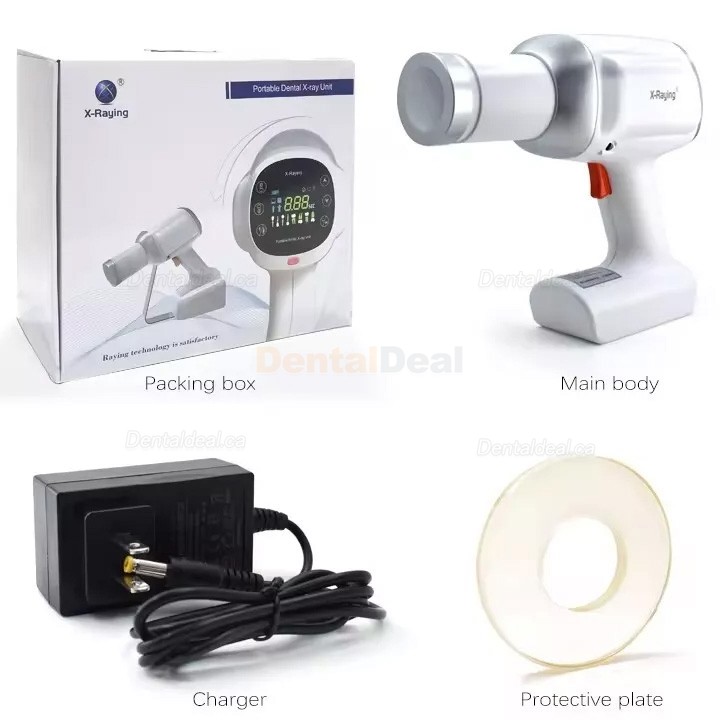 RAY-500X Portable Handheld Digital Dental X-Ray Machine with Protective Shield